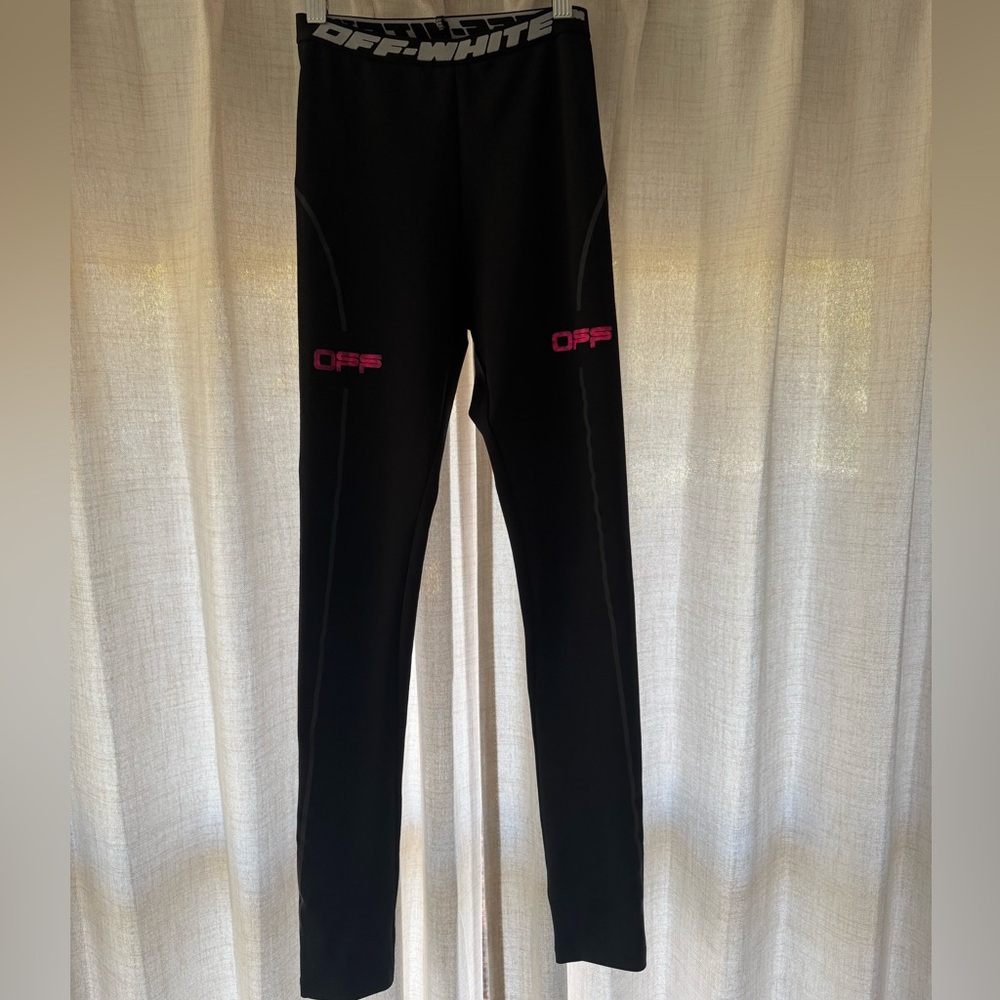 Off-White Black and Pink Leggings